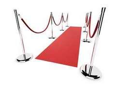 3x12 Ft Red Carpet Rental, 6 Stanchion and 4 Red Velvet Rope Package 3x12 Ft Red Carpet Rental, 6 Stanchion and 4 Red Velvet Rope Package