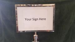 Landscape Sign Holder For Stanchions Landscape Sign Holder For Stanchions